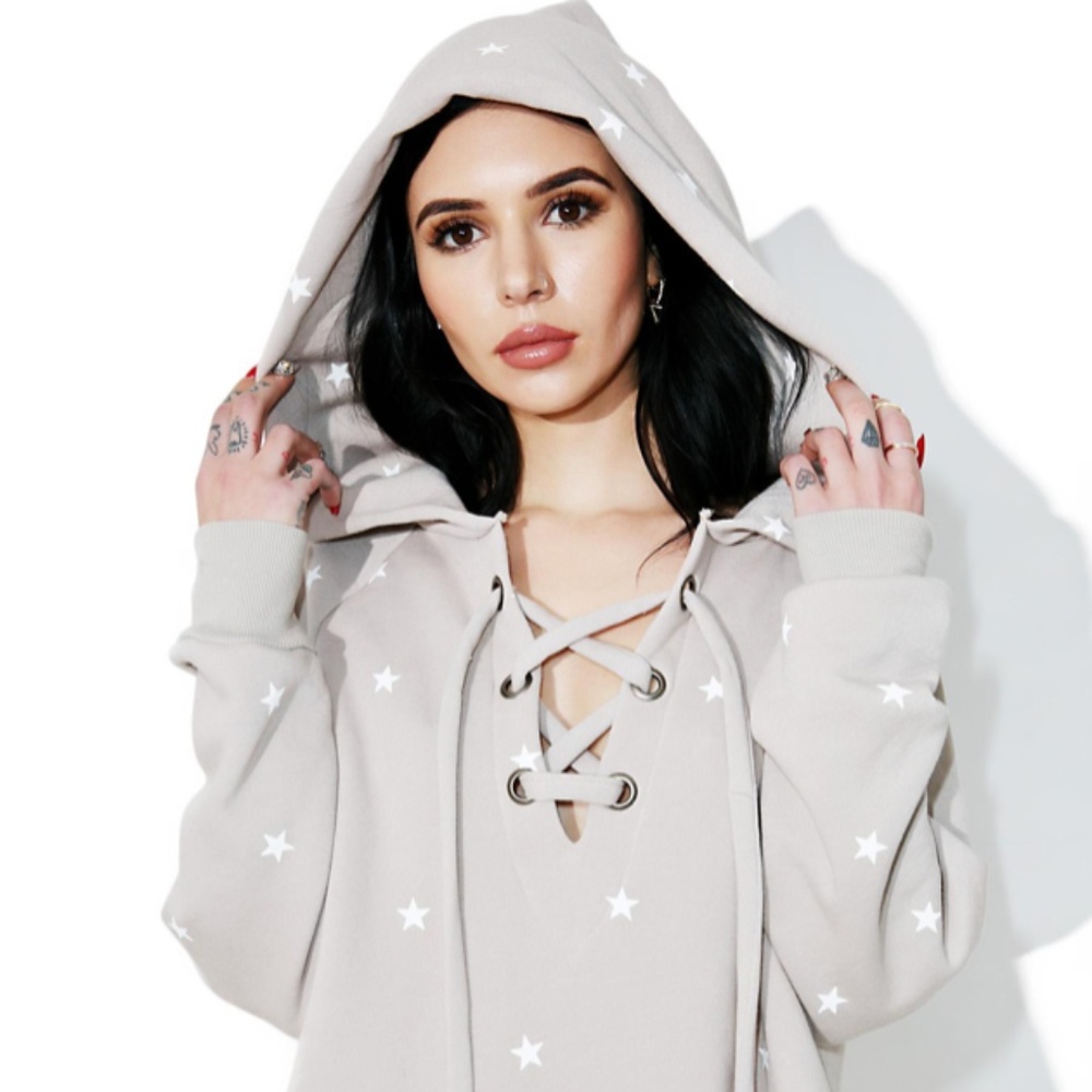 WILDFOX - Football Star HOODIE - Size S